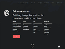 Tablet Screenshot of palmerandersen.com